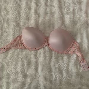 ✨Victoria’s Secret PINK strapless bra 36D